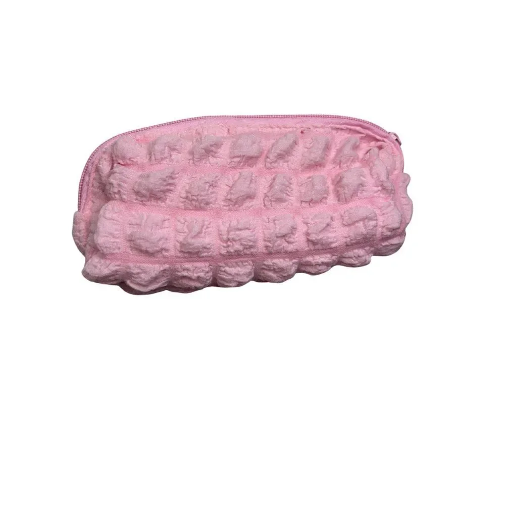 Pink Puffer Pencil Case
